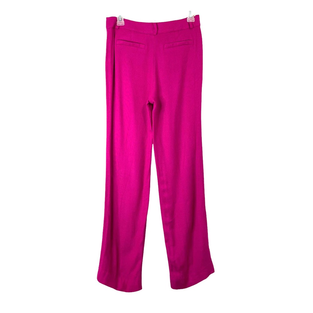Kate Spade Stargazer viscose hot pink pants Sz 4 magenta fuchsia pink - Picture 7 of 9